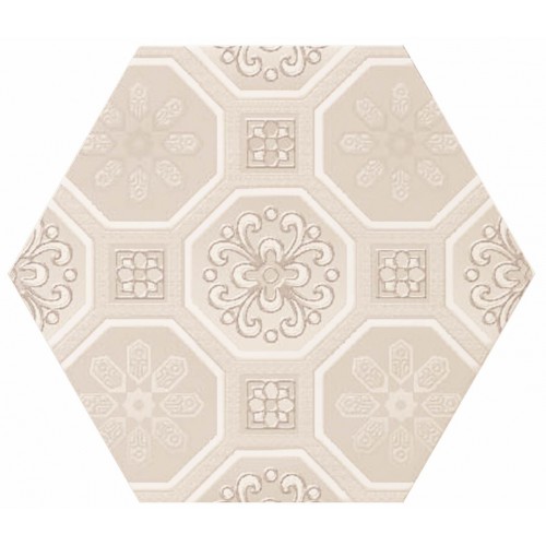 Cifre Ceramica Composicion Vodevil Ivory 17,5x17,5 dekor csempe szett (3 db)