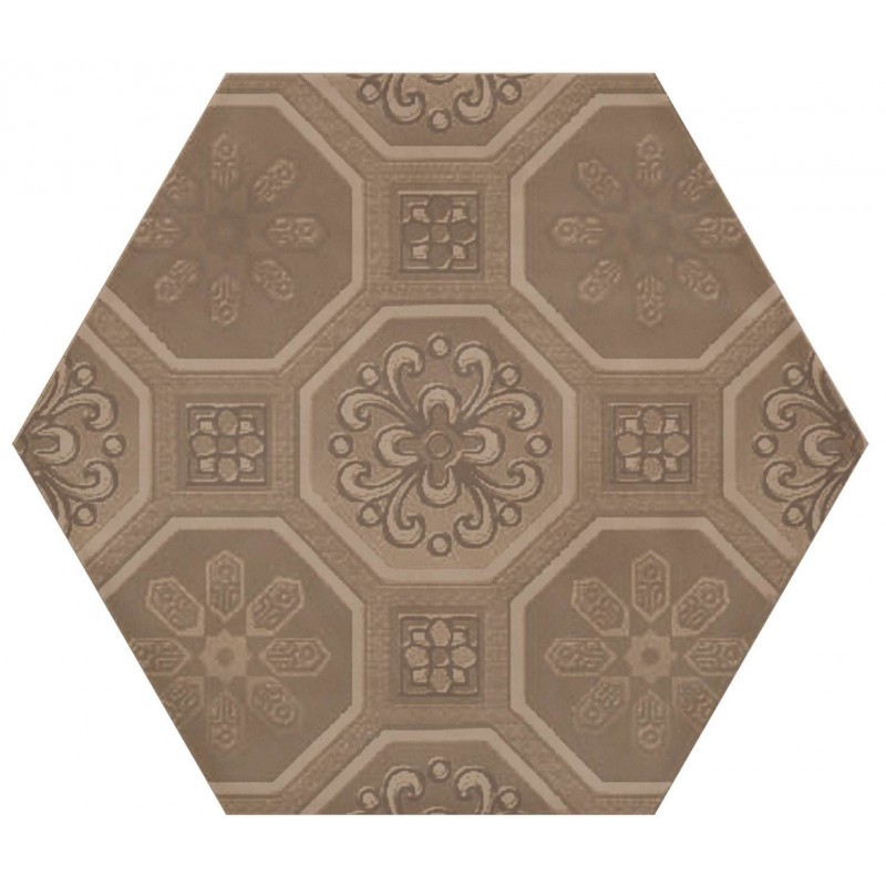 Cifre Ceramica Composicion Vodevil Moka 17,5x17,5 dekor csempe szett (3 db)