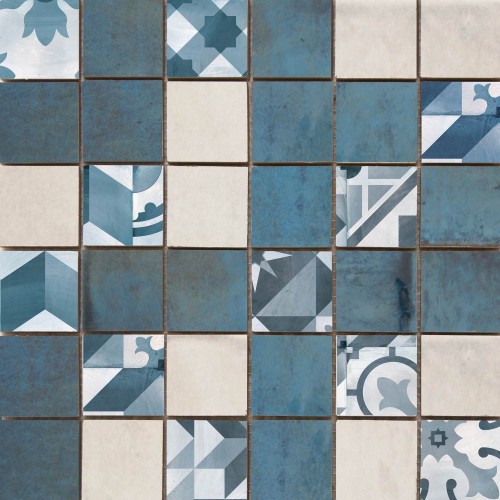 Cifre Ceramica Mosaico Montblanc Blue 30x30 mozaik