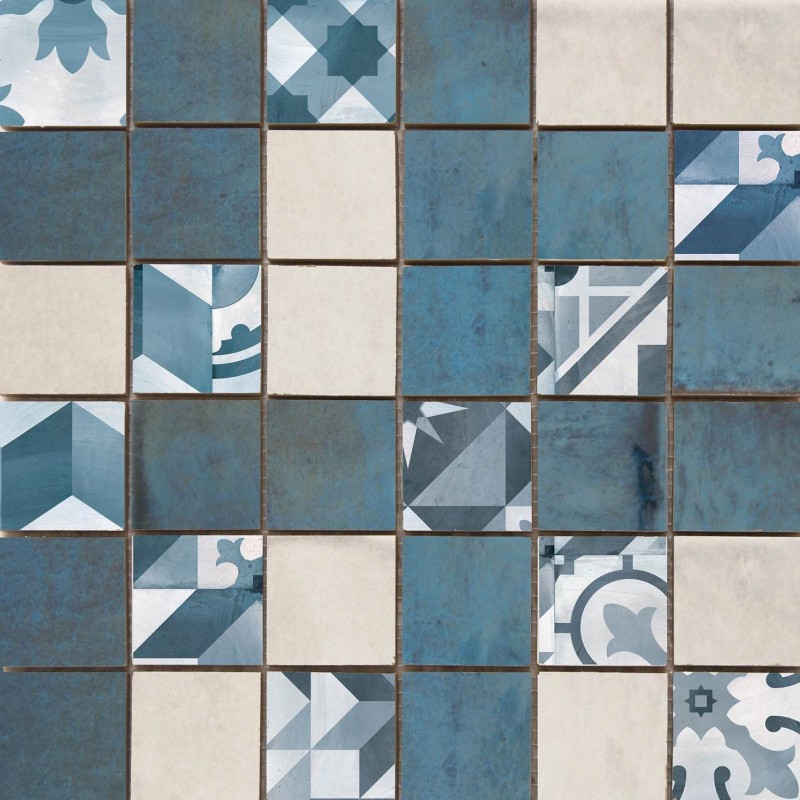 Cifre Ceramica Mosaico Montblanc Blue 30x30 mozaik