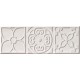 Cifre Ceramica Decor Altair White 10x30 dekor csempe