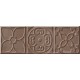 Cifre Ceramica Decor Altair Moka 10x30 dekor csempe
