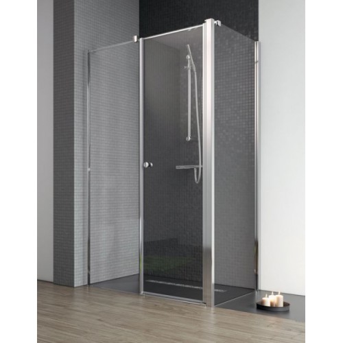 Radaway EOS II KDS szögletes zuhanykabin 90x90 króm keret, átlátszó üveg