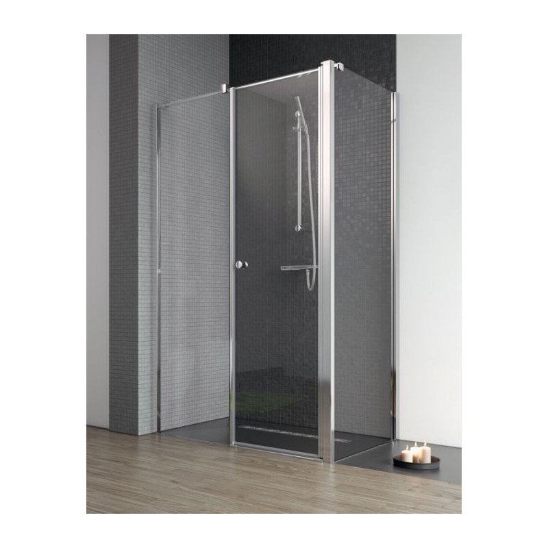 Radaway EOS II KDS szögletes zuhanykabin 100x100 króm keret, átlátszó üveg