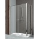 Radaway EOS II DWD+S szögletes zuhanykabin 90x90 króm keret, átlátszó üveg